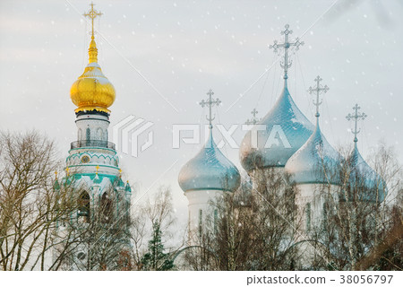 Belfry and domes of St. Sophia Cathedral 38056797