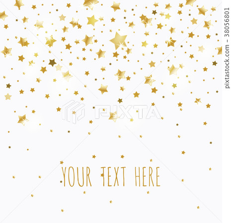 golden stars on a white background - Stock Illustration [38056801] - PIXTA