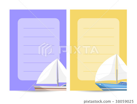 Worldwide sailing card with sailboats Worldwide sailing card with sailboats 38059025