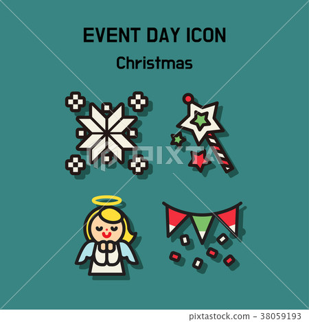 Event day icon set. Express all kinds of event as character icon set. 008 Event day icon set. Express all kinds of event as character icon set. 008 38059193