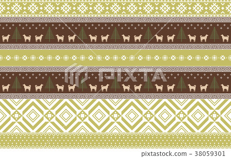 Vector illustration- Winter design pattern in various color tones. 005 Vector illustration- Winter design pattern in various color tones. 005 38059301
