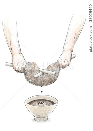 Vector hand drawn illustration of oriental medicine. medicinal herbs, oriental medical clinic 001 Vector hand drawn illustration of oriental medicine. medicinal herbs, oriental medical clinic 001 38059440