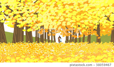 Vector of autumn landscape, colorful background 010 Vector of autumn landscape, colorful background 010 38059467