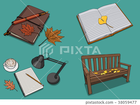 Vector illustration- various retro concept object. vintage illustration, instrument, tea, climbing equipment and so on 001 38059477