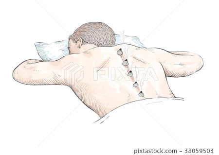 Vector hand drawn illustration of oriental medicine. medicinal herbs, oriental medical clinic 004 Vector hand drawn illustration of oriental medicine. medicinal herbs, oriental medical clinic 004 38059503