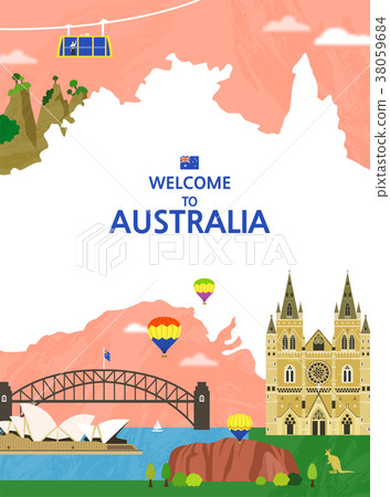 Traveling Overseas - vector 38059684