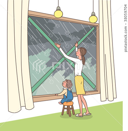 Natural Disaster Awareness Vector Illustration Natural Disaster Awareness Vector Illustration 38059704