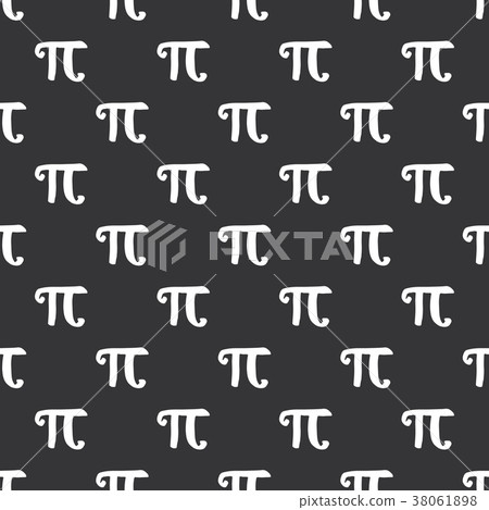 Patterned Pi Pi symbol seamless pattern vector illustration. - Stock Illustration ...