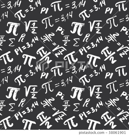 Pi Pattern Examples Pi symbol seamless pattern vector illustration. - Stock Illustration ...