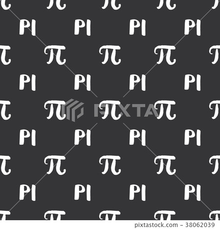 Patterned Pi Pi symbol seamless pattern vector illustration. - Stock Illustration ...