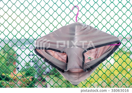 Old Underpants with a Big Hole and Tear. 38063016