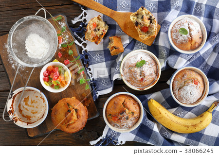 delicious freshly baked Homemade Banana Muffins delicious freshly baked Homemade Banana Muffins 38066245