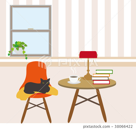 Cafe time and black cat 38066422