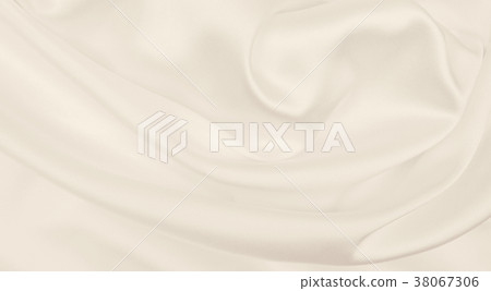 Smooth elegant golden silk or satin luxury cloth 38067306