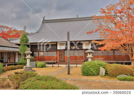 the Genko an Temple hall at the garden 38068028