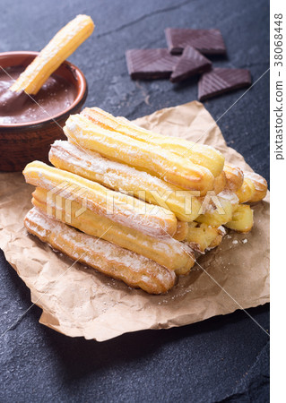 Spanish and mexican dessert churros 38068448