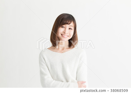 休閒人像·白色背面 38068509