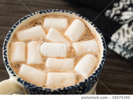 蛋白軟糖甜點可可粉冬天快餐 38070399