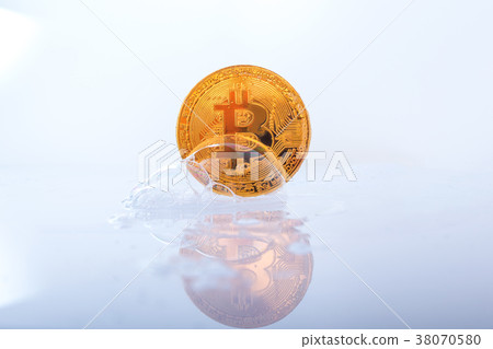 bitcoin. bitcoin in a soap bubble bitcoin. bitcoin in a soap bubble 38070580