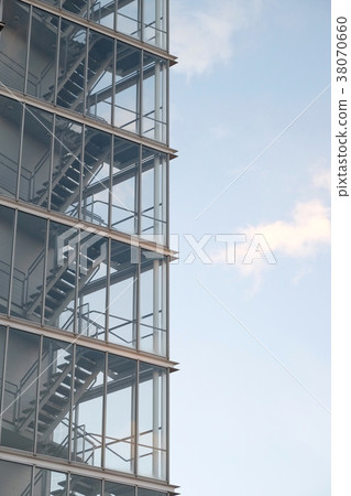 Emergency stairway of building Emergency stairway of building 38070660