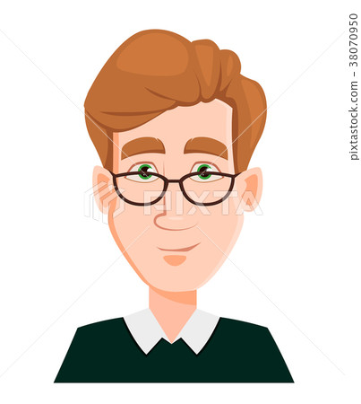 Face expression of a man with blond hair - smiling Face expression of a man with blond hair - smiling 38070950