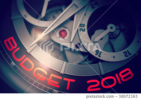 Budget 2018 on Vintage Wrist Watch Mechanism. 3D. Budget 2018 on Vintage Wrist Watch Mechanism. 3D. 38072163