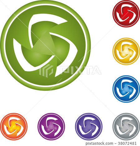 Vision, technology, collection, security, logo 38072481