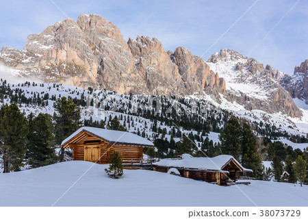 Mountain hut at Col Raiser Mountain hut at Col Raiser 38073729