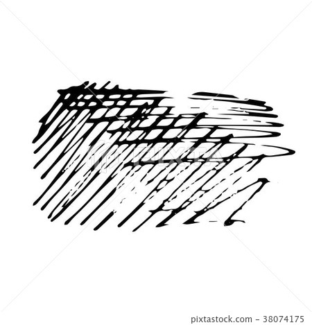 Grunge Ink pen Stroke Grunge Ink pen Stroke 38074175