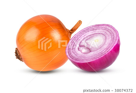 onions isolated on white background onions isolated on white background 38074372