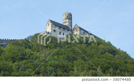 Beautiful view of Bezdez castle 38074480