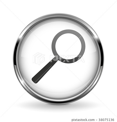 Download Round 3d Button With Metal Frame Search Or Browse Stock Illustration 38075136 Pixta