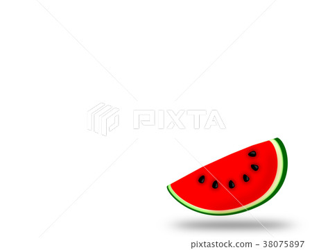 watermelon isolated on white background 38075897