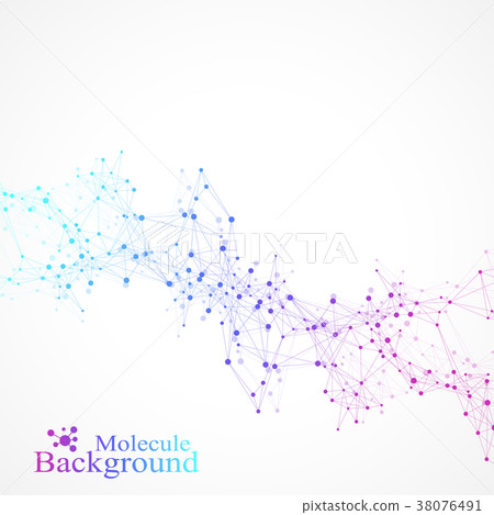 Structure molecule and communication. Dna, atom 38076491