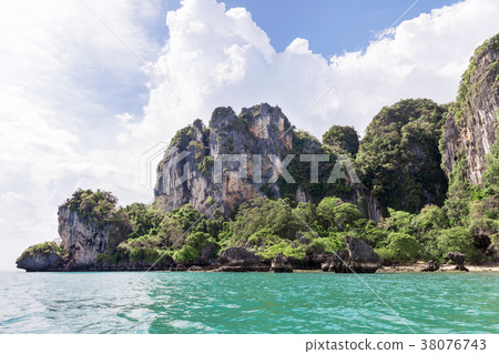 Popular travel tropical Tonsai beach Popular travel tropical Tonsai beach 38076743