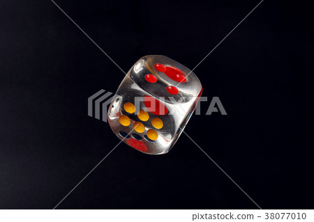 Colorful playing gaming dice 38077010