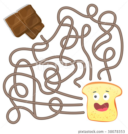 Maze or Labyrinth Game for Children. Puzzle - help Maze or Labyrinth Game for Children. Puzzle - help 38078353