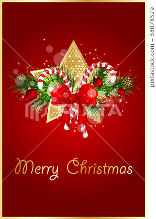 Christmas background. Vector illustration 38078529