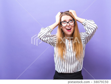 Young woman feeling stressed 38079150
