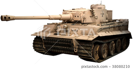 Tiger tank in desert camoflage 38080210