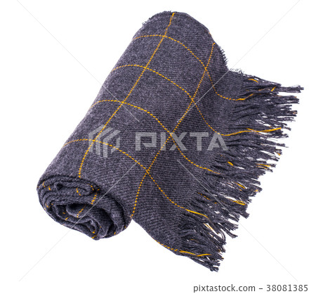 Scarf, plaid, gray cloth in cage Scarf, plaid, gray cloth in cage 38081385