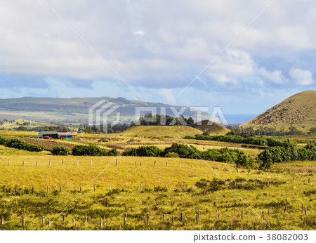 Landscape of Easter Island, Chile Landscape of Easter Island, Chile 38082003