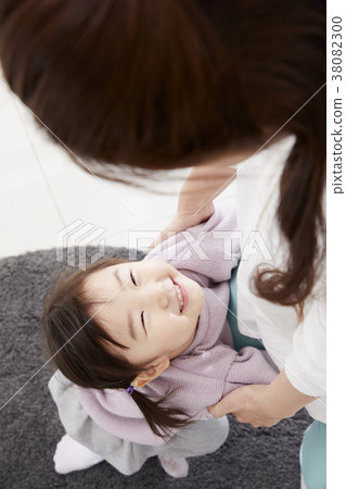 住房，生活，家庭，母親，女兒，韓國人 38082300