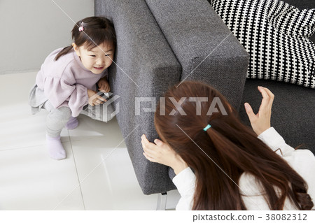 住房，生活，家庭，母親，女兒，韓國人 38082312