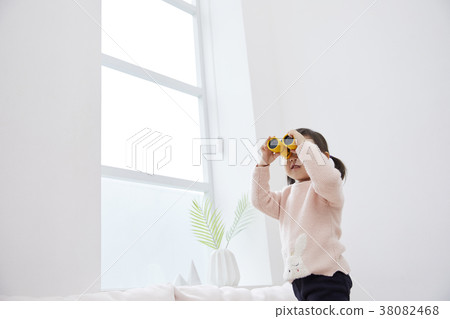 住房，生活，望遠鏡，兒童，韓國人 38082468