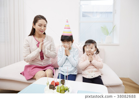 住房，生活，家庭，母親，女兒，韓國人 38082688