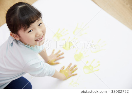 Hand, Paints, Children, Korean Hand, Paints, Children, Korean 38082732