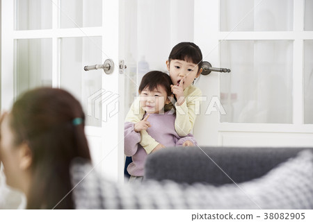 住房,生活,家庭,母親,女兒,韓國人 住房,生活,家庭,母親,女兒,韓國人 38082905