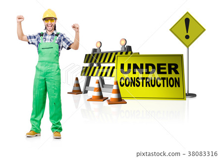 Concept of under construction for your webpage 38083316
