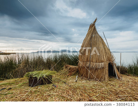 Uros Islands on Lake Titicaca in Peru 38084113